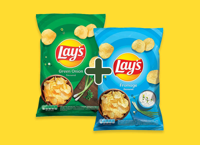 Bulvių traškučiai LAY’S
,
140 g, 10 rūšių, 1,99 Eur/vnt. Ir IKI EXPRESS Bulvių traškučiai LAY’S
,
140 g, 10 rūšių, 1,99 Eur/vnt. Ir IKI EXPRESS