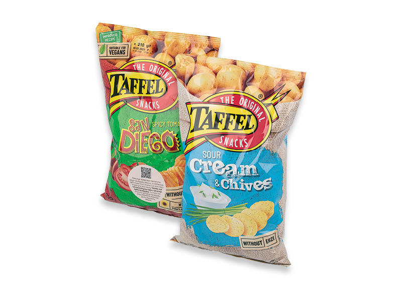 Bulvių traškučiams TAFFEL
			, 
				 180 g, 4 rūšių, 9,94 Eur/kg. A lygio parduotuvėse