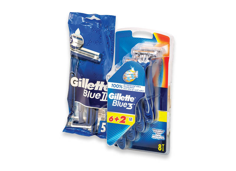 Vyriškiems vienkartiniams skustuvams GILLETTE
			, 
				 7 rūšių. Ir IKI EXPRESS