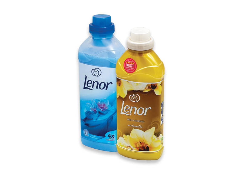 Skalbinių minkštikliui LENOR
			, 
				 750-930 ml, 3 rūšių. Ir IKI EXPRESS