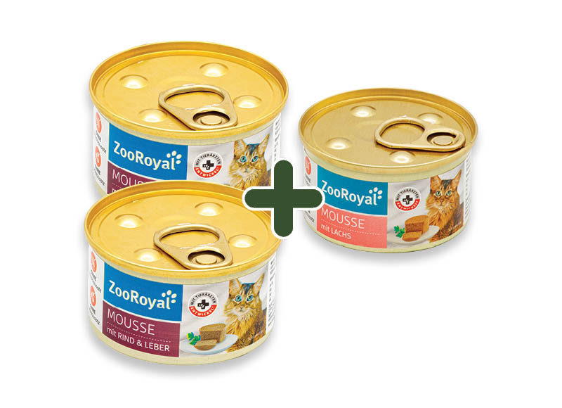 Kačių ėdalas ZOOROYAL MOUSSE
,
85 g, 3 rūšių, 1,19 Eur/vnt. A lygio parduotuvėse. Ir IKI EXPRESS Kačių ėdalas ZOOROYAL MOUSSE
,
85 g, 3 rūšių, 1,19 Eur/vnt. A lygio parduotuvėse. Ir IKI EXPRESS