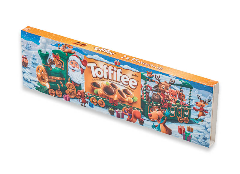 Saldainiams TOFFIFEE SANTA CHRISTMAS TRAIN
			, 
				 250 g, 2 rūšių, 19,96 Eur/kg. A lygio parduotuvėse