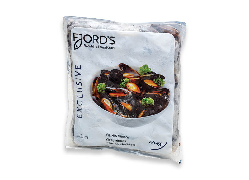Virtos čilinės midijos su kiautu FJORDS
			, 
				 1 kg. A lygio parduotuvėse