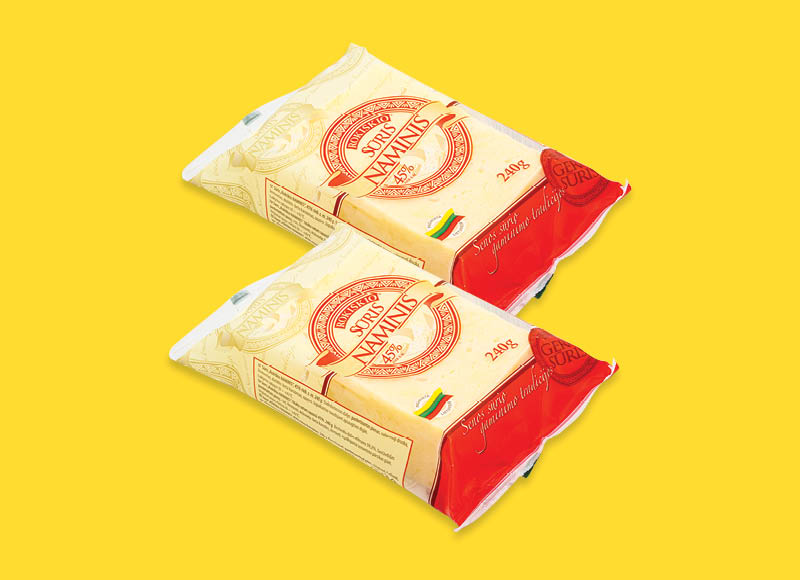 ROKIŠKIO NAMINIS fermentinis sūris
			, 
				 240 g, 45 % rieb., 9,13 Eur/kg