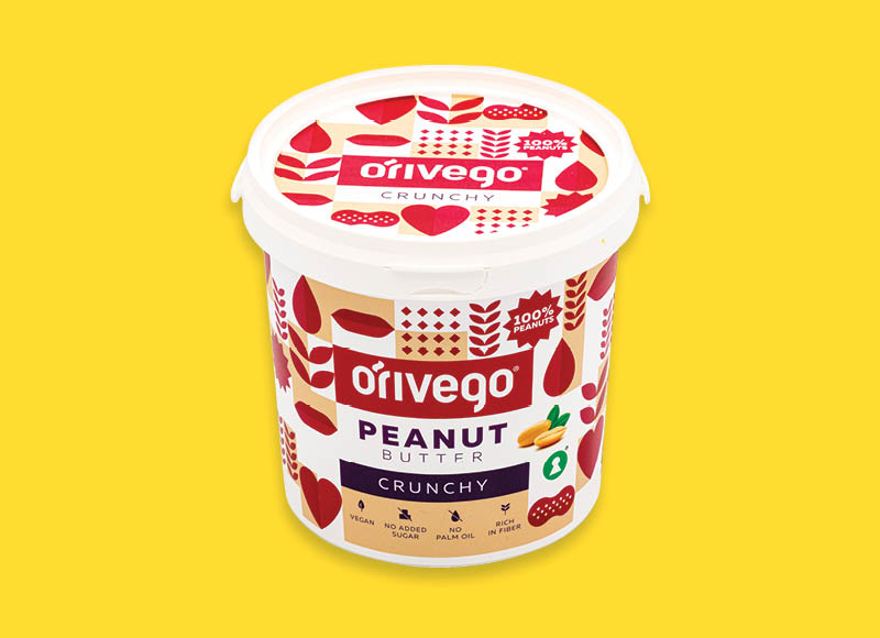 Traškus žemės riešutų kremas ORIVEGO
			, 
				 1 kg. A lygio parduotuvėse