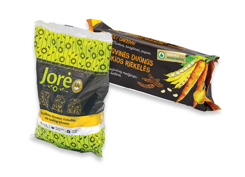 Traškioms duonelėms JORĖ, DARŽOVINĖS
			, 
				 120 g, 150 g, 300 g, 3 rūšių. A lygio parduotuvėse