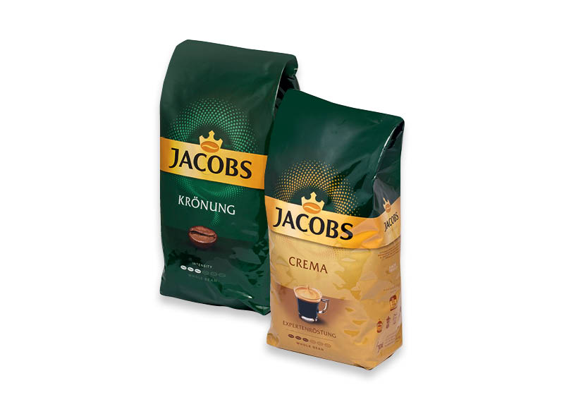 Pupelėms JACUBS KRONUNG ir CREMA
			, 
				 1 kg, 2 rūšių. A lygio parduotuvėse