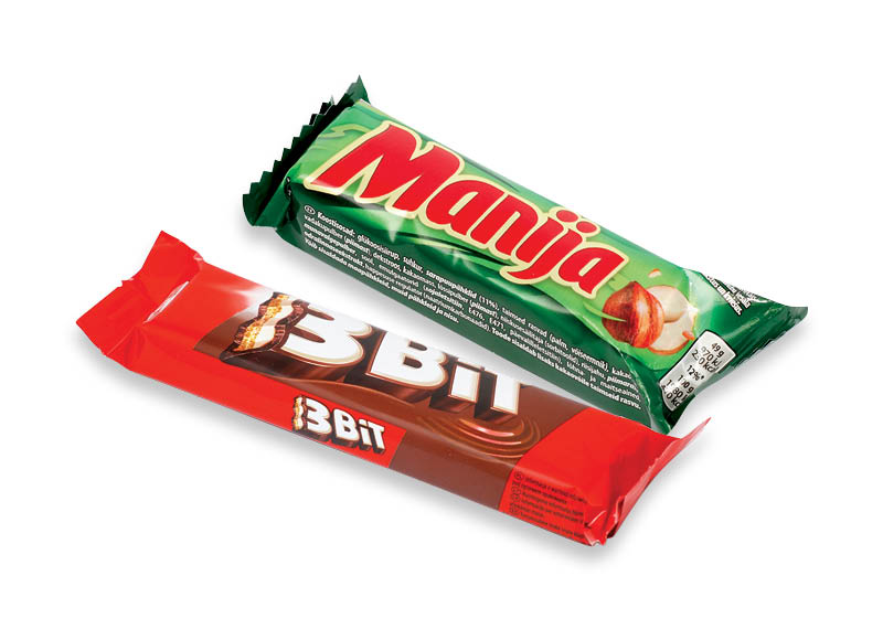 Šokoladiniams batonėliams MANIJA ir 3BIT
			, 
				 46 g, 49 g, 4 rūšių