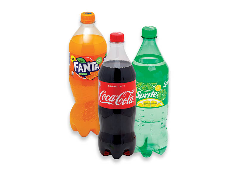 Gazuotiems gėrimams COCA COLA, FANTA, SPRITE
,
1 l, 4 rūšių. Ir IKI EXPRESS Gazuotiems gėrimams COCA COLA, FANTA, SPRITE
,
1 l, 4 rūšių. Ir IKI EXPRESS