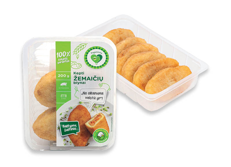 PAGAMINTA IKI keptiems žemaičių blynams
			, 
				 100 g, 200 g, 600 g, 2 rūšių. Ir IKI EXPRESS
