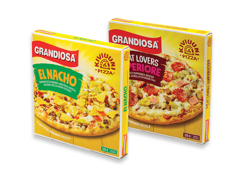 Šaldyta pica GRANDIOSA
			, 
				 330 g, 350 g, 2 rūšių. A lygio parduotuvėse
