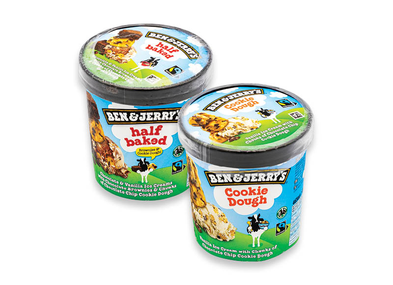 Valgomųjų ledų dėžutės BEN&JERRY’S
			, 
				 465 ml, 5 rūšių, 10,09 Eur/l. Ir IKI EXPRESS