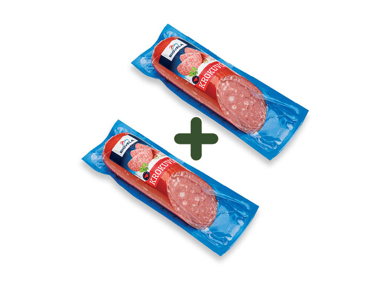 Karštai rūkyta KROKUVOS dešra
			, 
				 400 g, 6,23 Eur/kg. A lygio parduotuvėse