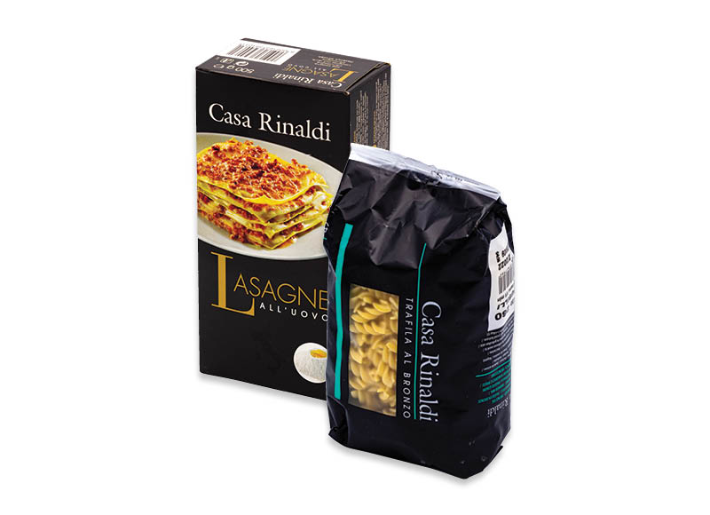 Makaronams CASA RINALDI
			, 
				 250 g, 500 g, 9 rūšių. A lygio parduotuvėse