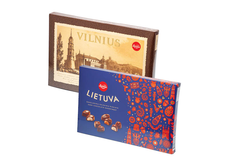 Saldainių dėžutės LAIMA
			, 
				 360 g, 2 rūšių, 10,53 Eur/kg. A lygio parduotuvėse. Ir IKI EXPRESS