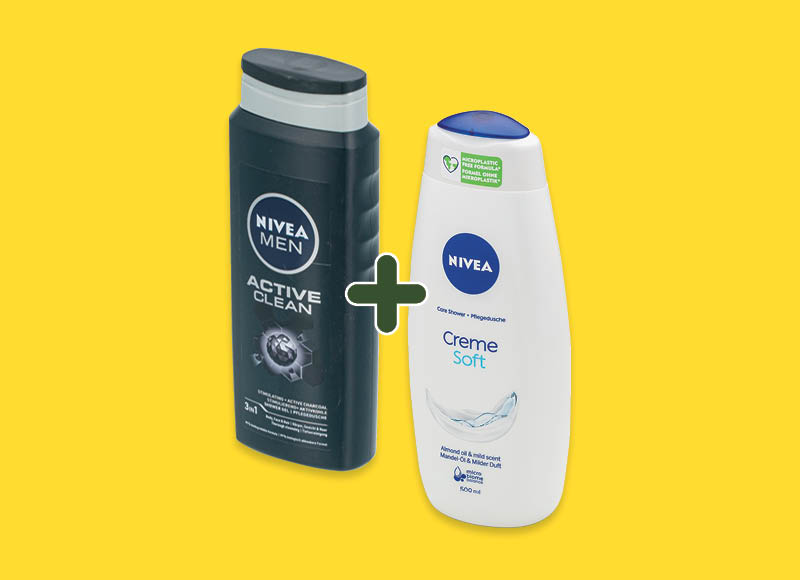 Dušo želė NIVEA
			, 
				 500 ml, 9 rūšių, 5,99 Eur/vnt. A lygio parduotuvėse