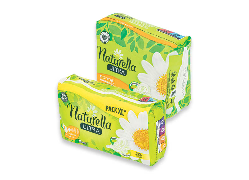 Higieniniams įklotams, paketams NATURELLA
			, 
				 Įvairių rūšių. A lygio parduotuvėse