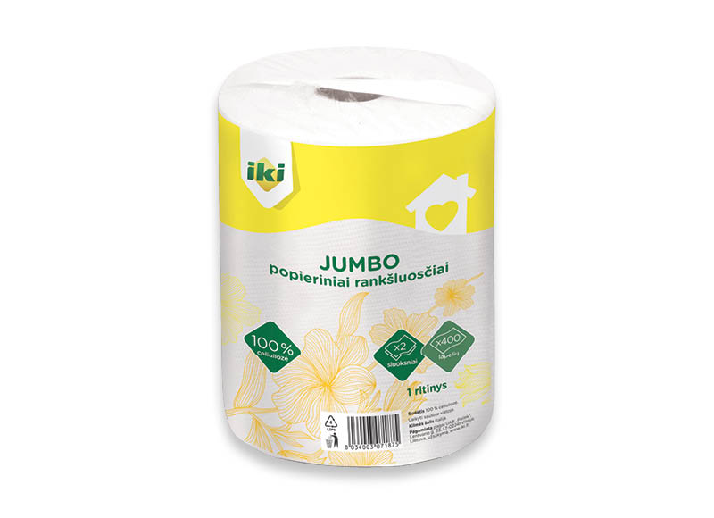 IKI JUMBO popieriniai rankšluosčiai
,
1 vnt., 400 lap. IKI JUMBO popieriniai rankšluosčiai
,
1 vnt., 400 lap.