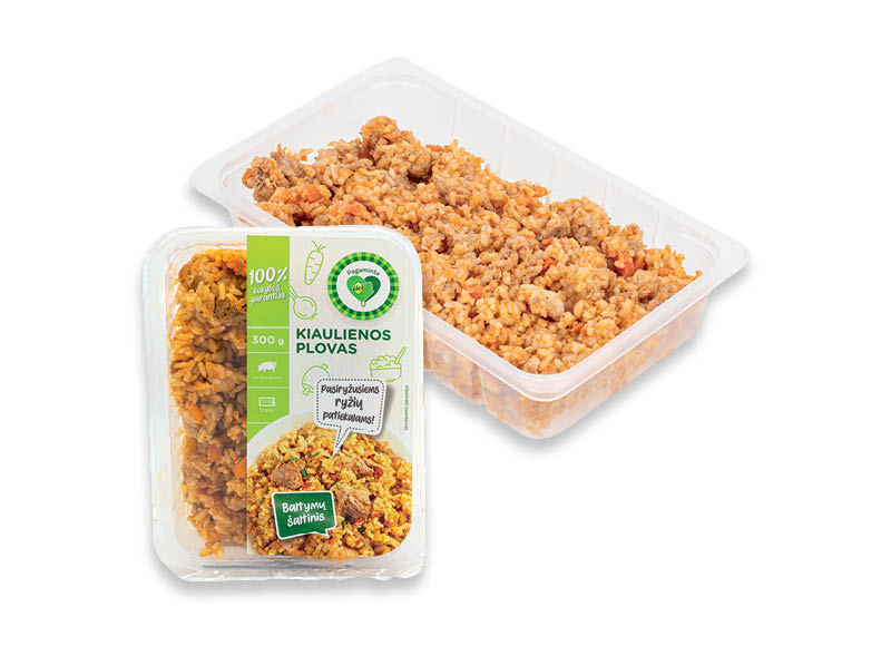 PAGAMINTA IKI troškintam kiaulienos plovui
			, 
				 300 g, 1 kg. Ir IKI EXPRESS