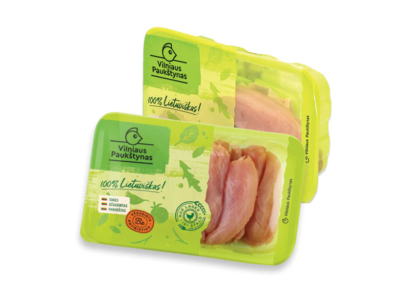 Šviežiai vištienos filė VILNIAUS PAUKŠTYNAS
			, 
				 3 rūšių. A lygio parduotuvėse, (užauginta be antibiotikų)