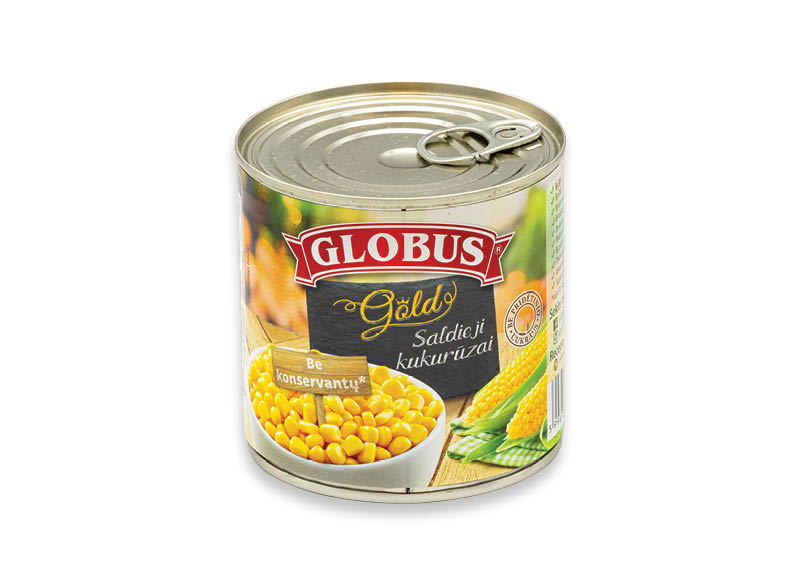 Saldieji kukurūzai GLOBUS
			, 
				 340 g, 2,91 Eur/kg. A lygio parduotuvėse
