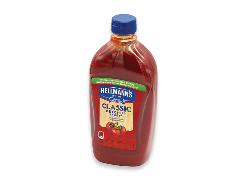 Klasikinis kečupas HELLMANNS
			, 
				 840 g, 2,37 Eur/kg. A lygio parduotuvėse