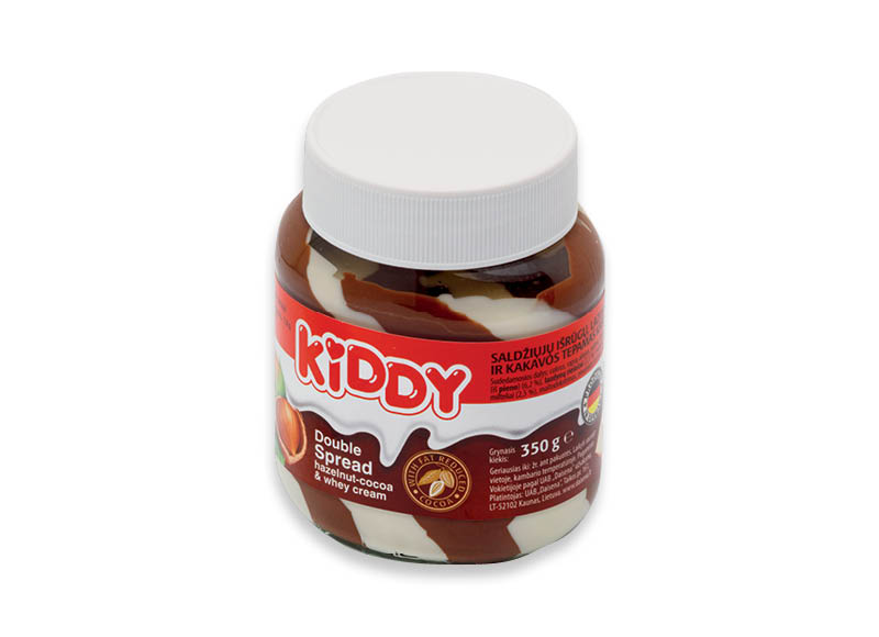 Kakavinis lazdynų riešutų kremas KIDDY DUO
,
350 g, 5,69 Eur/kg Kakavinis lazdynų riešutų kremas KIDDY DUO
,
350 g, 5,69 Eur/kg