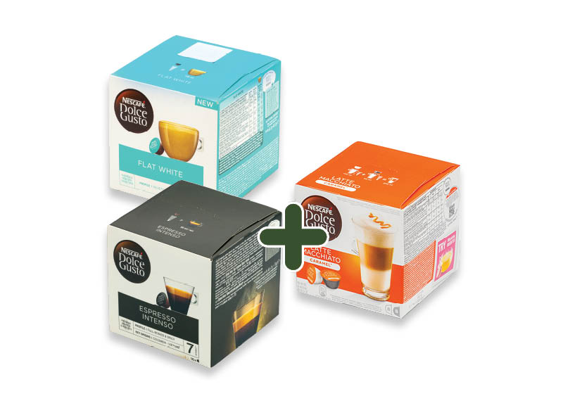 Kavos kapsulės NESCAFE DOLCE GUSTO
			, 
				 Įvairių rūšių, 6,49 Eur/vnt,