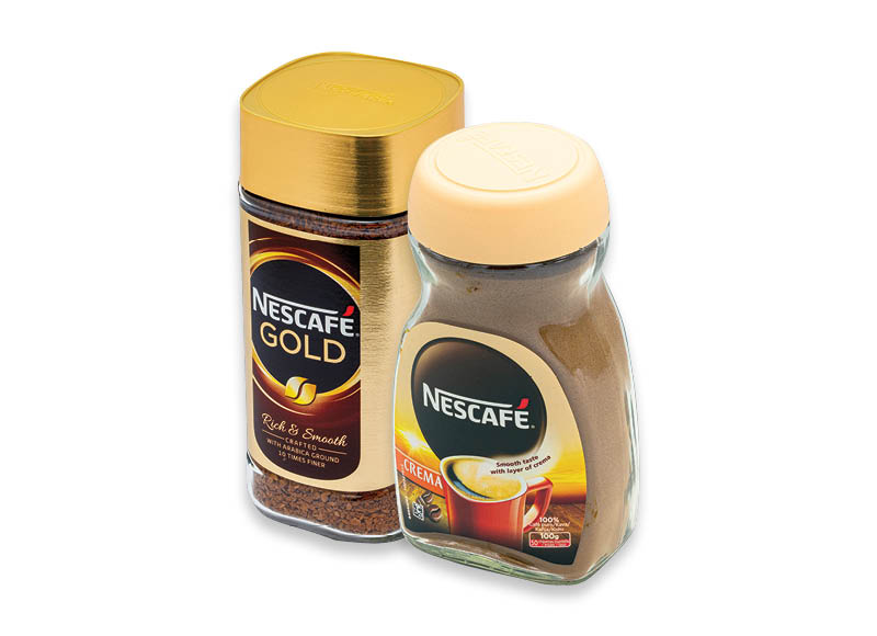 Tirpiajai kavai NESCAFE
			, 
				 8 rūšių. Ir IKI EXPRESS