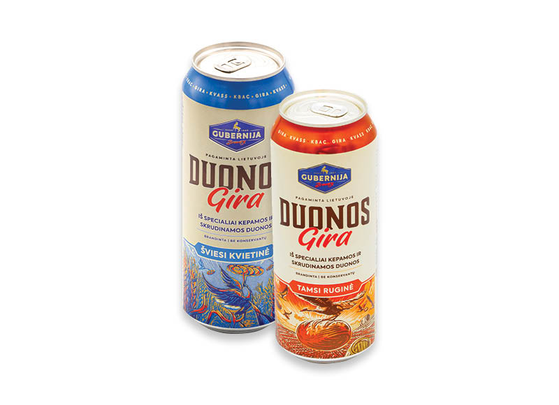 Duonos gira GUBERNIJA
			, 
				 0,5 l, 2 rūšių, 1,18 Eur/l, (taros užstato vertė į gėrimo kainą neįskaičiuota)