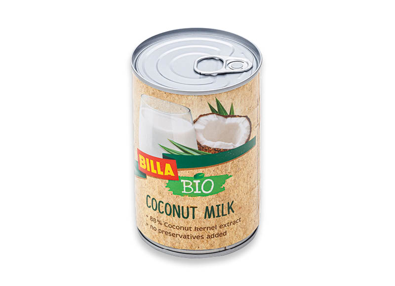 BILLA BIO kokosų gėrimas
			, 
				 400 ml, 3,73 Eur/l. A lygio parduotuvėse