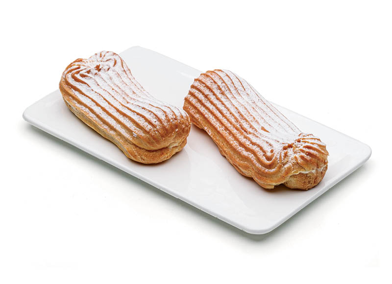 Eklerams su vanilės skonio grietinėlės kremu
			, 
				 60 g, 120 g. A lygio parduotuvėse. Ir IKI EXPRESS