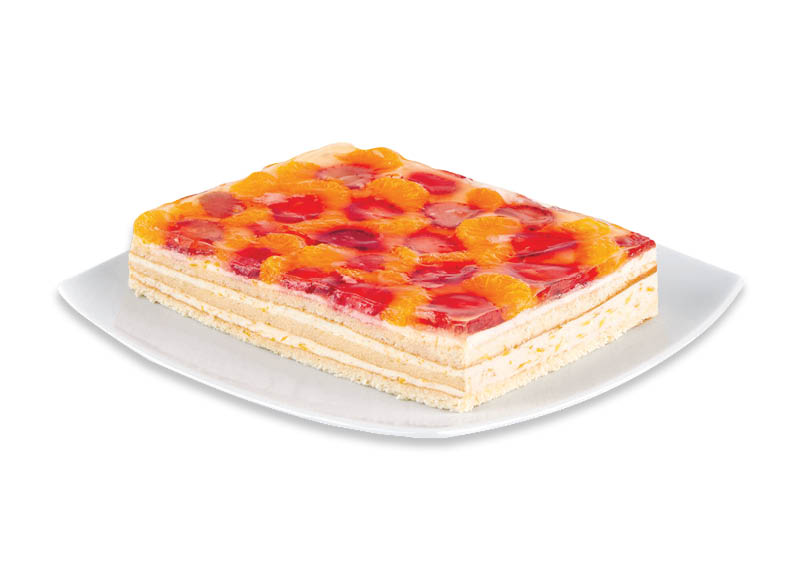 Pyragas su mandarinais ir braškėmis
			, 
				 1 kg