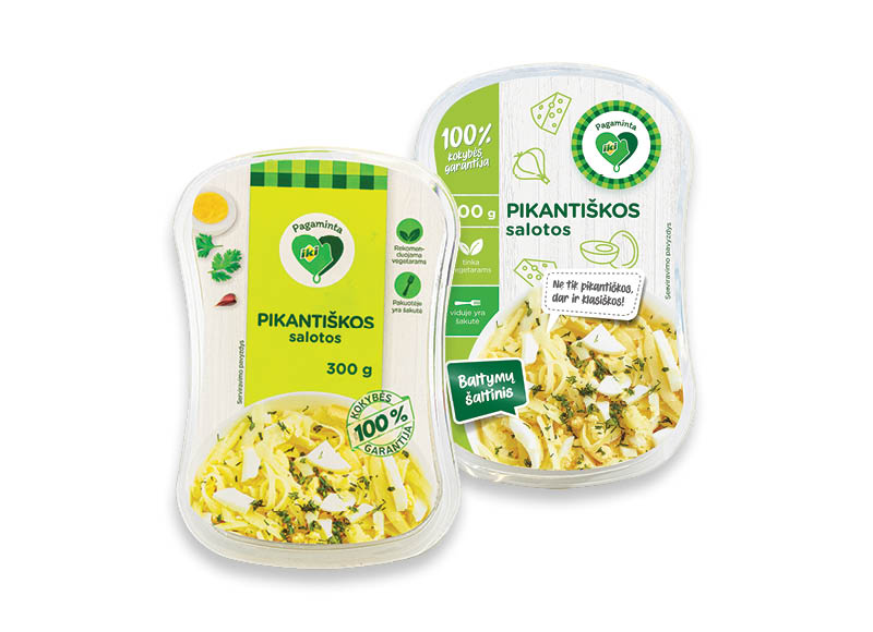 PAGAMINTA IKI PIKANTIŠKOMS salotoms
,
200 g, 300 g PAGAMINTA IKI PIKANTIŠKOMS salotoms
,
200 g, 300 g
