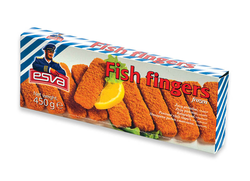 Žuvų piršteliai ESVA
			, 
				 450 g, 3,98 Eur/kg