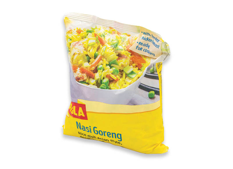 BILLA šaldytas ryžių patiekalas NASI GORENG
			, 
				 750 g, 4,56 Eur/kg. A lygio parduotuvėse