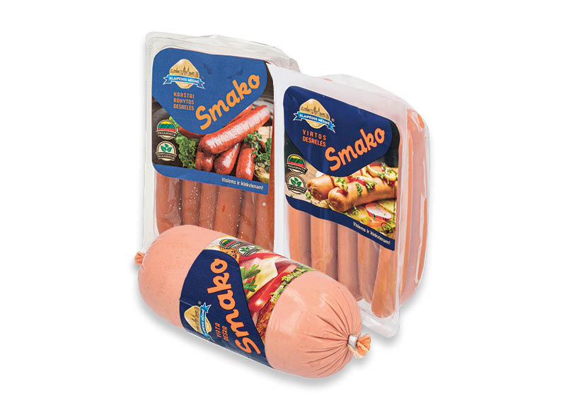 KLAIPĖDOS mėsinės SMAKO mėsos gaminiams
			, 
				 5 rūšių