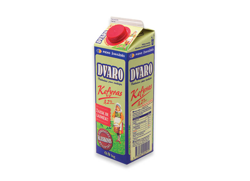 DVARO kefyras
			, 
				 0,9 l, 1,54 Eur/kg. Ir IKI EXPRESS