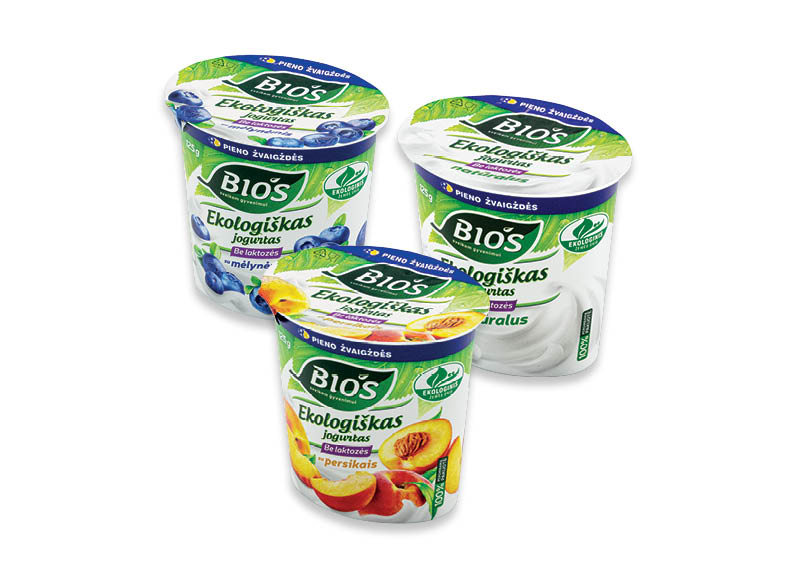 BIOS ekologiškas jogurtas be laktozės
			, 
				 125 g, 4 rūšių, 5,52 Eur/kg. Ir IKI EXPRESS