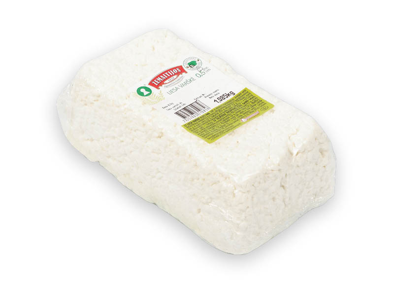 ŽEMAITIJOS liesa varškė
			, 
				 1 kg. A lygio parduotuvėse