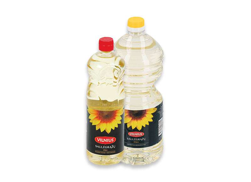 Saulėgrąžų aliejui VILNIUS
			, 
				 1 l, 2,75 l