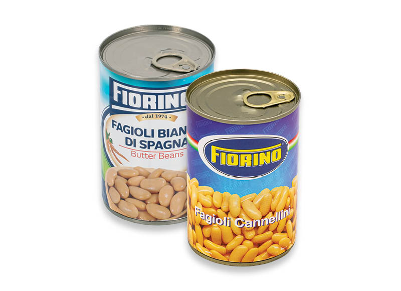 Konservuotos pupelės ir avinžirniai FIORINO
			, 
				 425 ml, 5 rūšių, 1,86 Eur/l