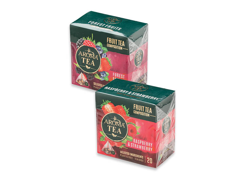 Arbata AROMA
,
20 vnt., 7 rūšių, 0,05 Eur/vnt. Arbata AROMA
,
20 vnt., 7 rūšių, 0,05 Eur/vnt.