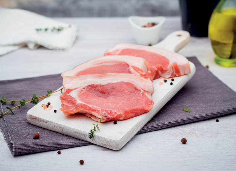 Lietuviškas kiaulienos karbonadas
			, 
				 (sveriamoje vitrinoje) 1 kg. A lygio parduotuvėse
