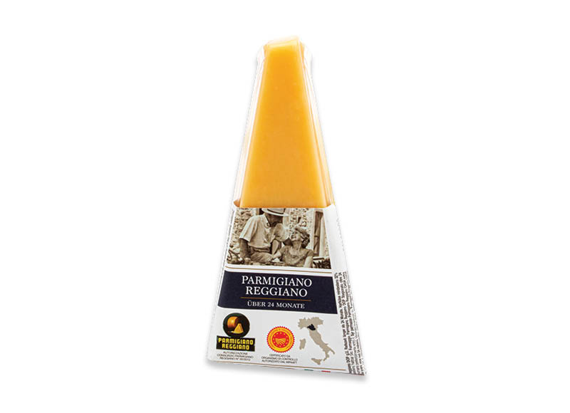 Kietasis sūris PARMIGGIANO REGGIANO
			, 
				 150 g, 32 % rieb., brand. 24 mėn. , 23,93 Eur/kg. A lygio parduotuvėse