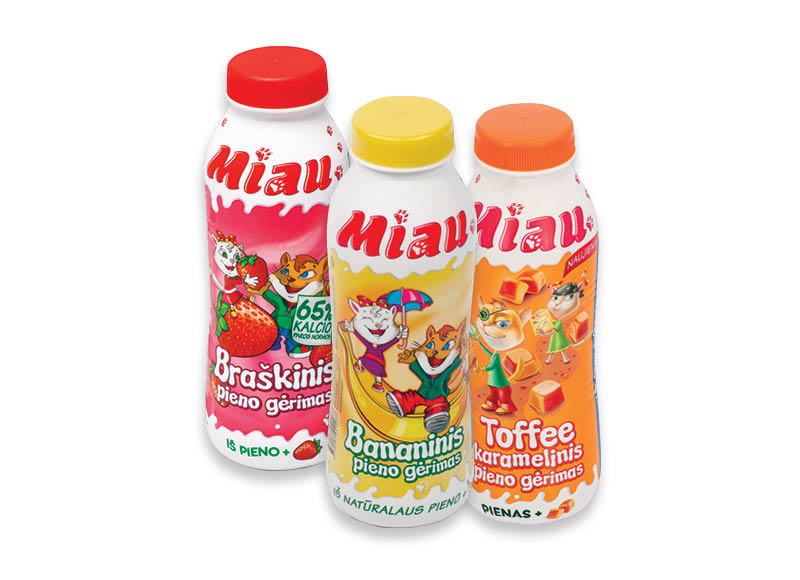 Pieno gėrimas MIAU
			, 
				 450 ml, 5 rūšių, 2,42 Eur/l. Ir IKI EXPRESS