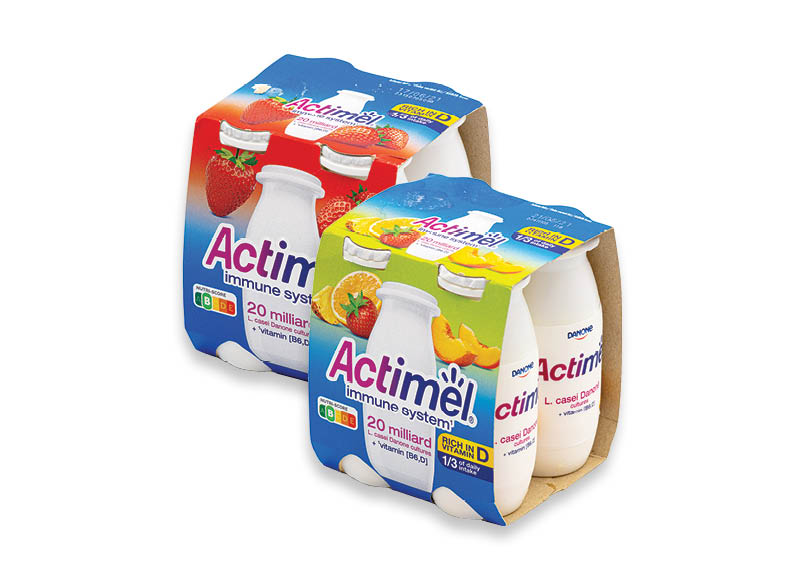 Jogurtinis gėrimas ACTIMEL
			, 
				 400 g, 4 rūšių, 4,23 Eur/kg. Ir IKI EXPRESS