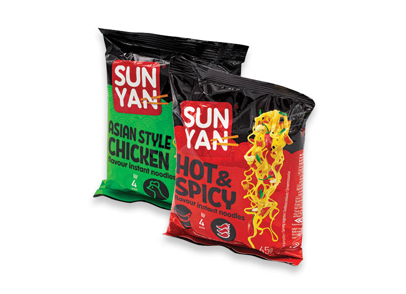 Greitai paruošiamiems makaronams SUN YAN
,
62 g, 63 g, 65 g, įvairių rūšių Greitai paruošiamiems makaronams SUN YAN
,
62 g, 63 g, 65 g, įvairių rūšių