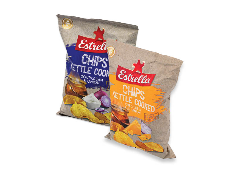 Bulvių traškučiai ESTRELLA KETTLE
,
120 g, 3 rūšių, 16,58 Eur/kg. A lygio parduotuvėse Bulvių traškučiai ESTRELLA KETTLE
,
120 g, 3 rūšių, 16,58 Eur/kg. A lygio parduotuvėse