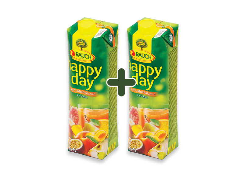 Įvairių vaisių sultys HAPPY DAY
			, 
				 1 l, 2,19 Eur/vnt. A lygio parduotuvėse